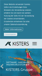 Mobile Screenshot of kisters.de
